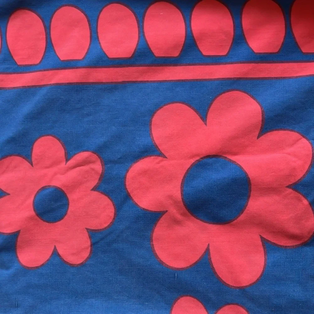 Cannon Royal Family Sunflower vintage mod floral twin fitted sheet